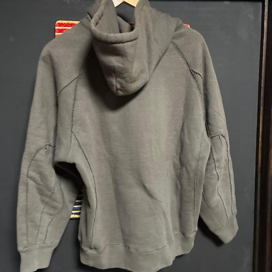 SUGARHILL ダメージ加工　セットアップ　ハーフジップパーカー　ジョガー