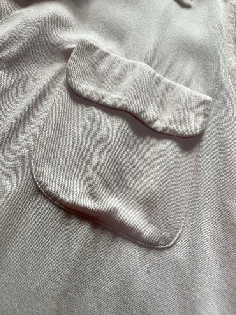 50's Tamarack ベイビーピンク レーヨンシャツ