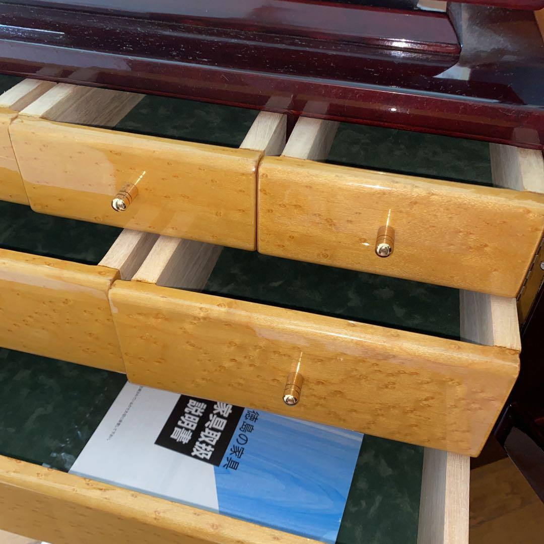 着払い❗️超特価❗️☆半三面ドレッサー☆  キャスター付き　レア　メープル