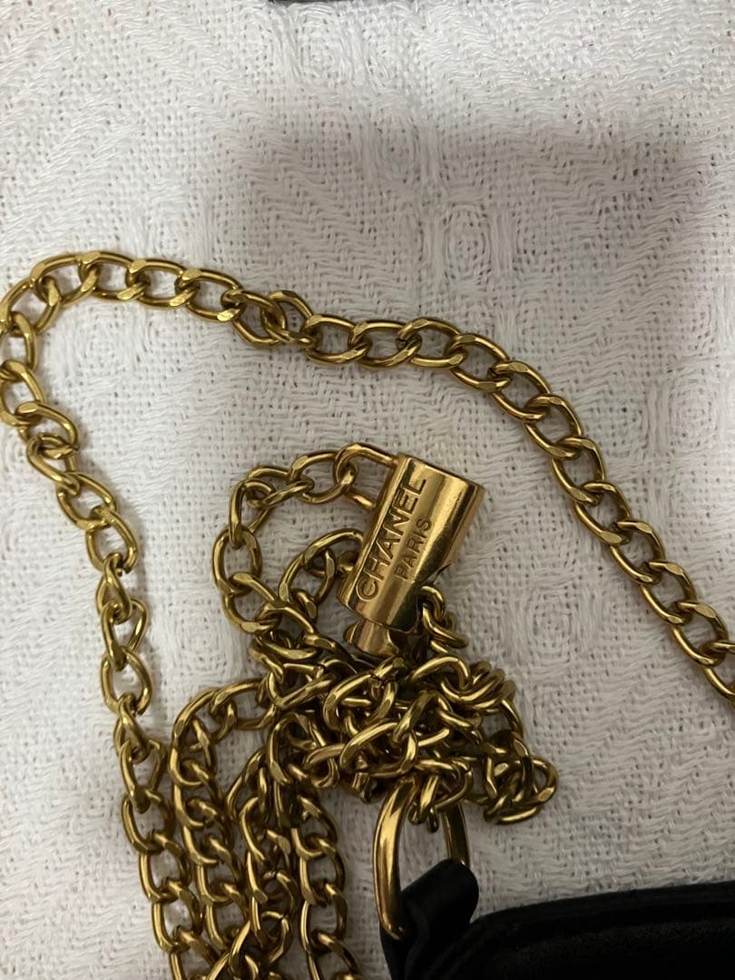 CHANEL 非売品 コーヒーカップ&キルティングホルダー チェーン付き 未使用