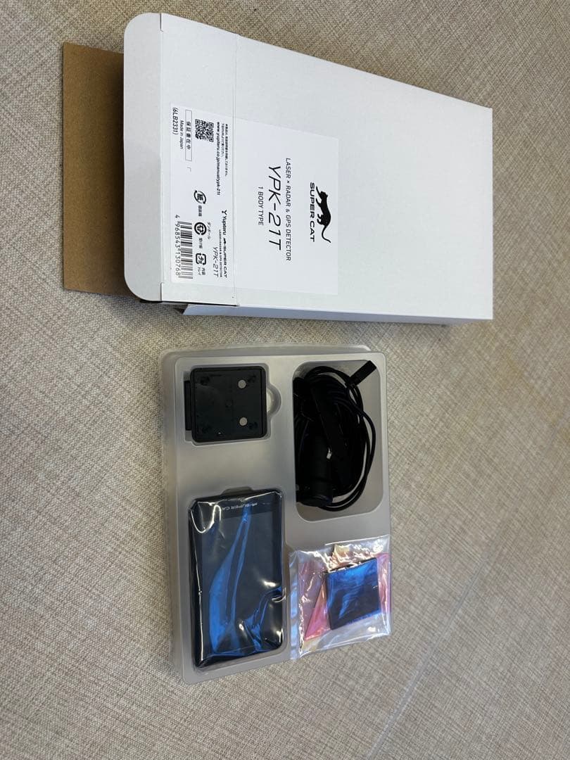 ユピテルレーダー探知機本体　YPK 21-T