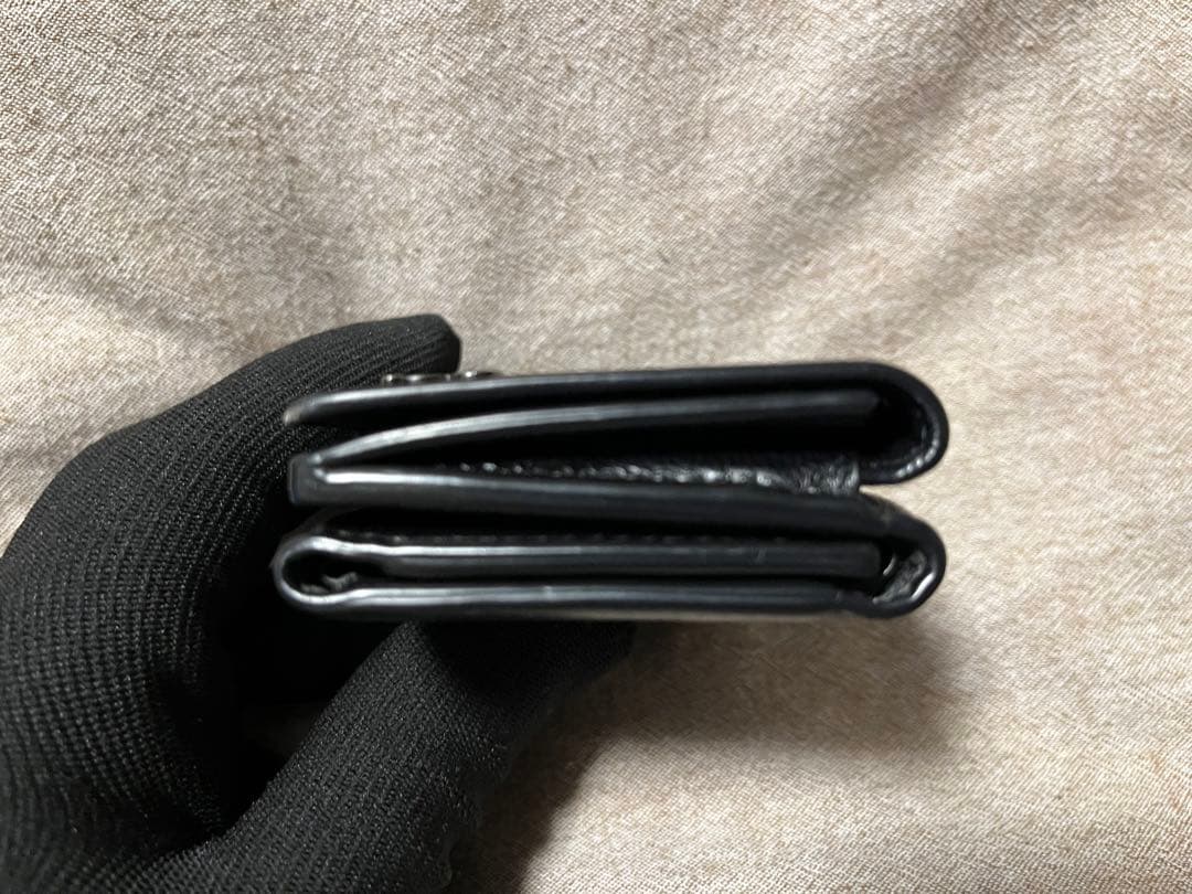 ぽ*こ様 バレンシアガ 三つ折り財布 クロコ型押し