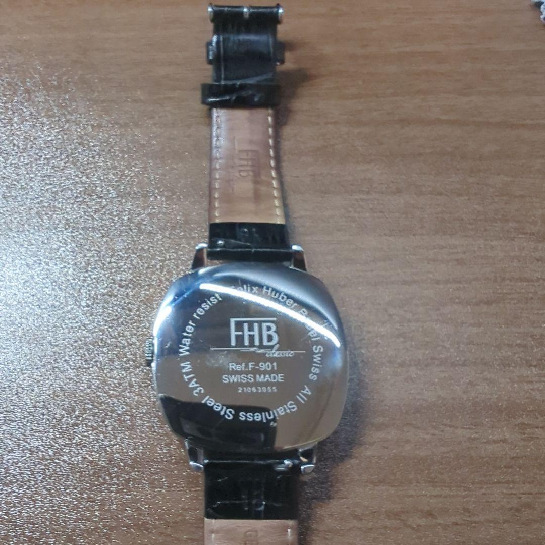FHB LIAM F901-SBA 腕時計 ブラック×シルバー