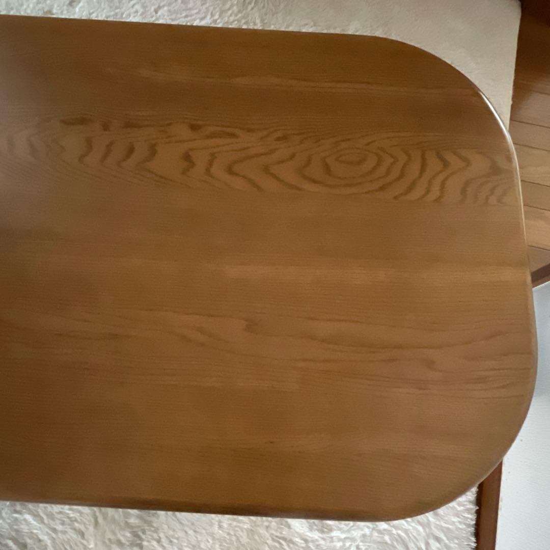 ベストセラー】浜本工芸 リビングテーブル 天然木 ナラ材 110cm 2段