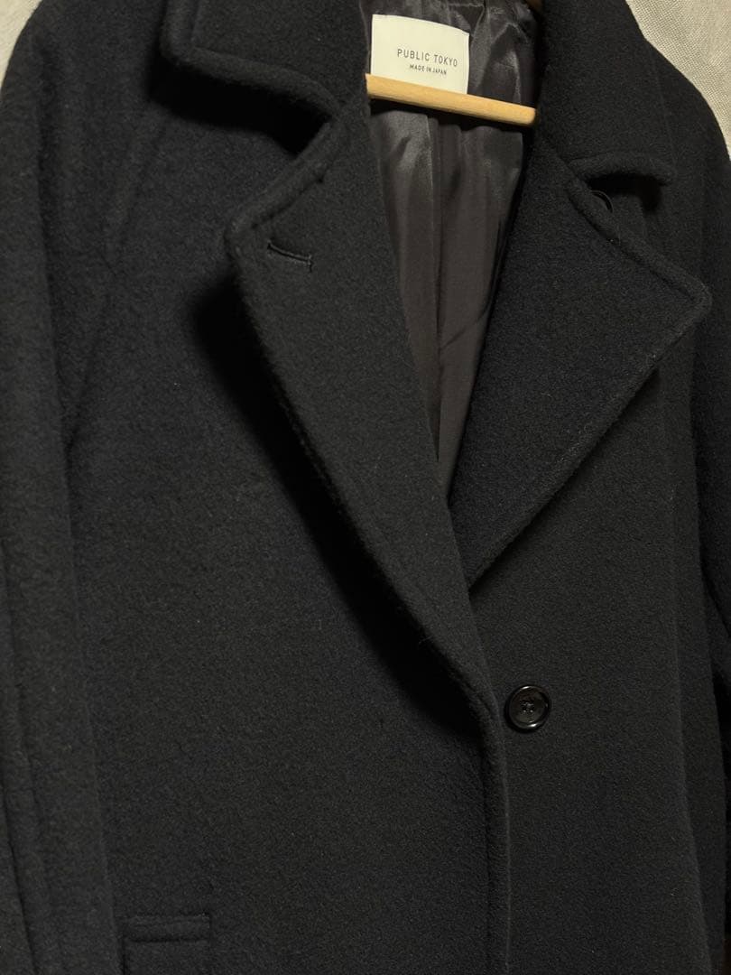 ブラック チェスターコート
