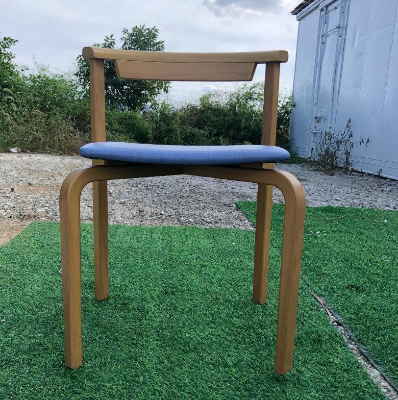 ●天童木工 椅子 イス 4脚 セット T-5348WB-ST型 天然木製フレーム