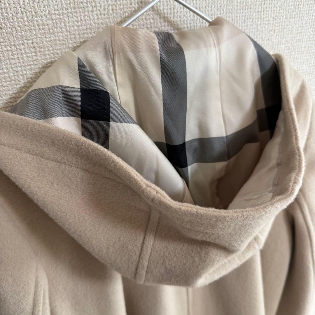 【極美品】バーバリーブルーレーベルクレストブリッジ　フーデットコート　本田翼着用