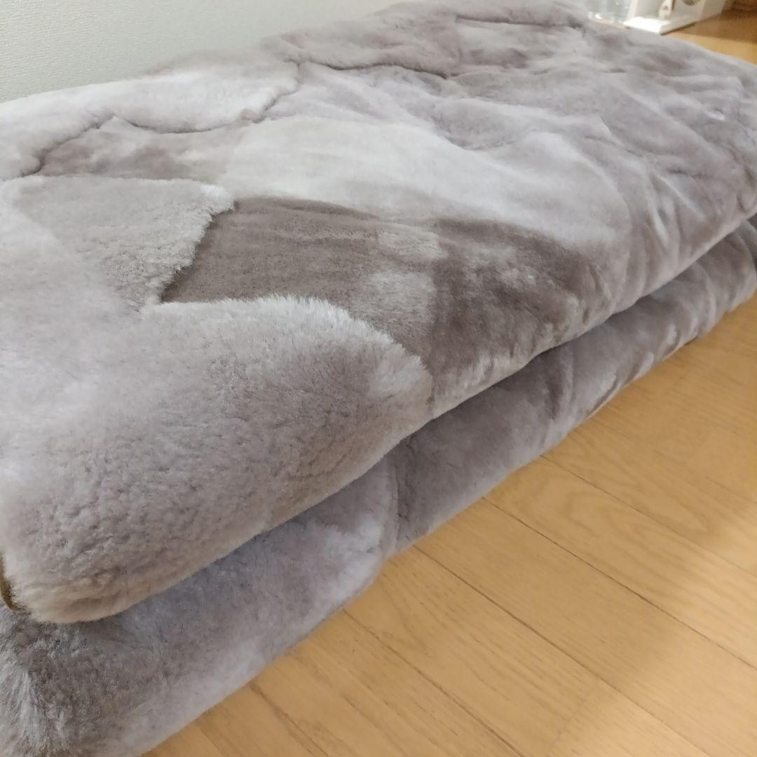 未使用品　東京西川　ムートンシーツ　ロイヤルシープトン　シングル