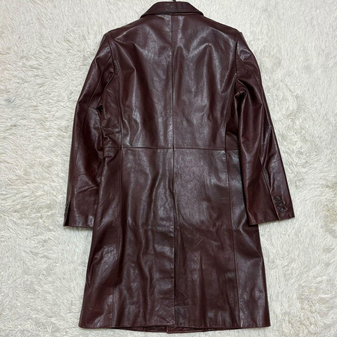 極美品✨ Lサイズ トルネードマート 牛革 チェスターコート 希少 ボルドー