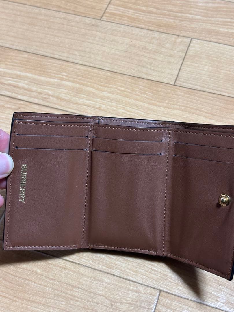BURBERRY ブラウン 三つ折り財布