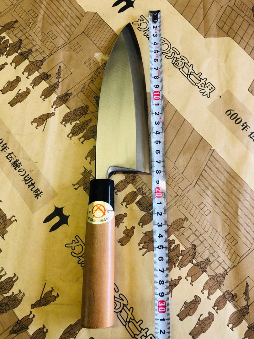 <新品>堺打刃物　銀3出刃包丁　5.5寸 165mm