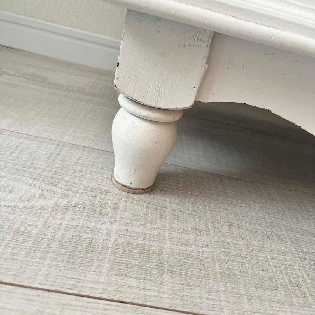 ロココ調 アンティーク ホワイトクラシック キャビネット