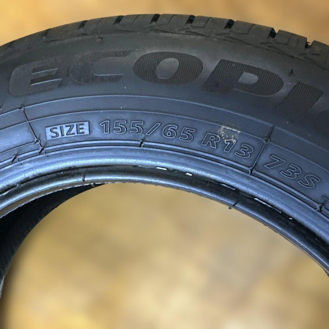 ブリヂストン　155/65R13 夏用タイヤ　2022年　4本(49)