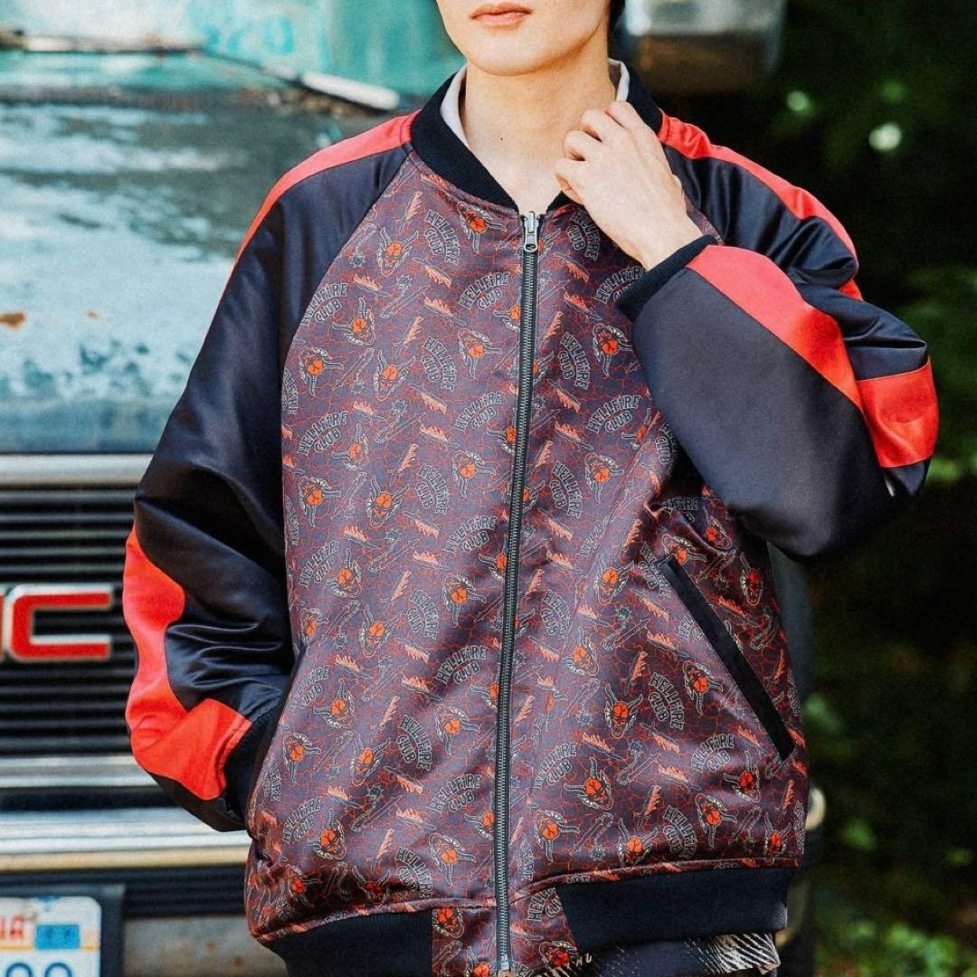 【STRANGER THINGS】ニコアンドコラボ リバーシブルブルゾン