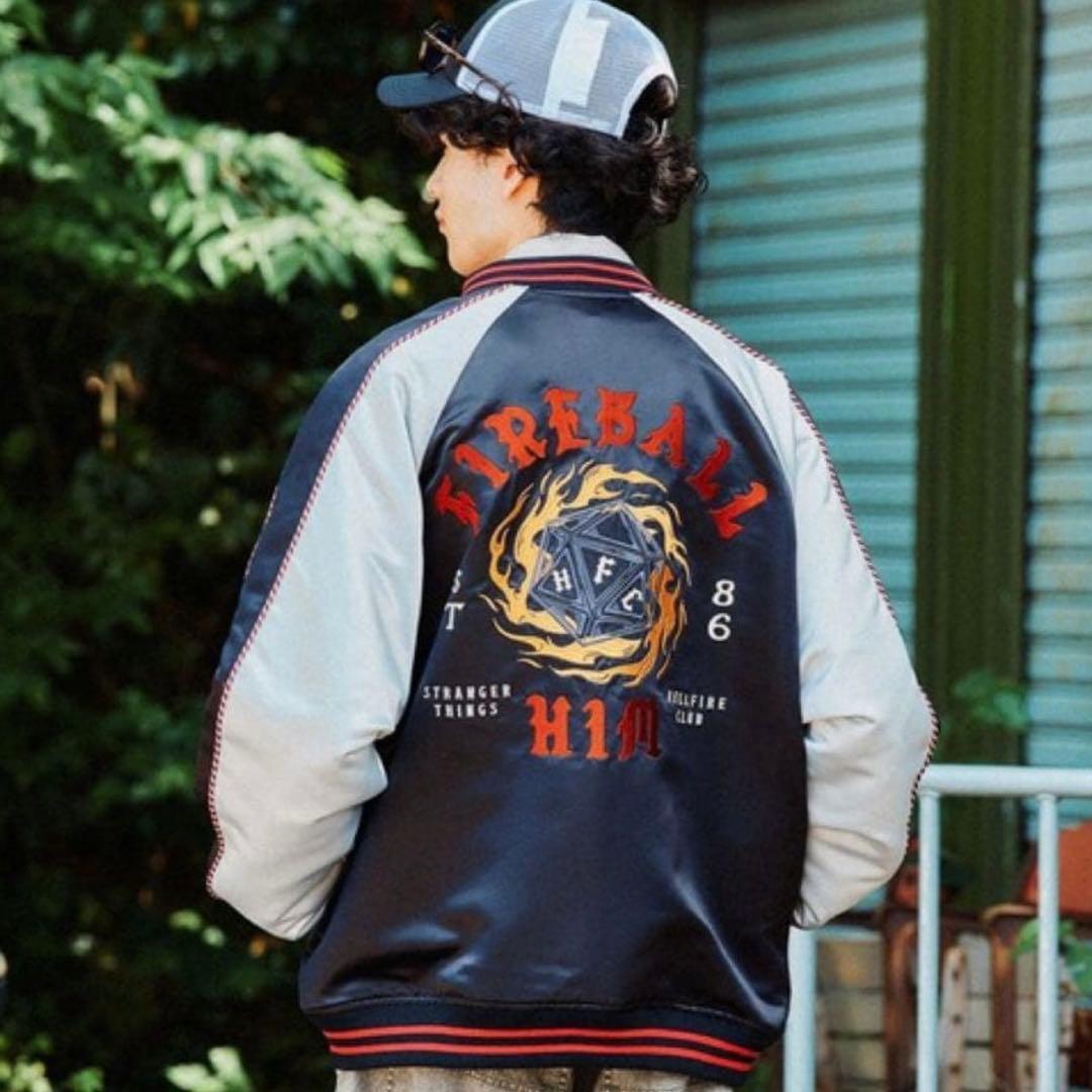 【STRANGER THINGS】ニコアンドコラボ リバーシブルブルゾン