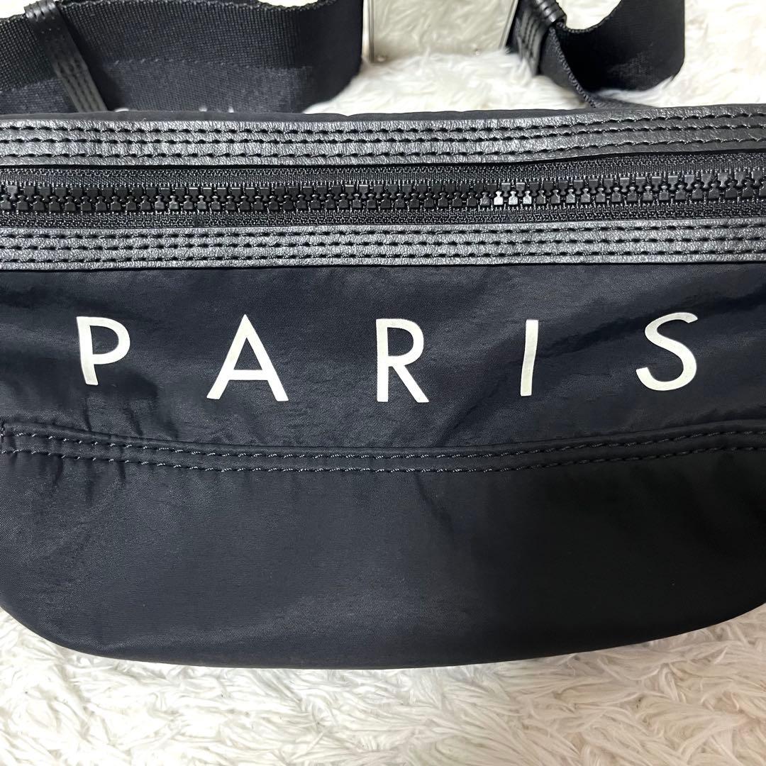 ✨入手困難✨ケンゾー KENZO ボディバッグ ウエストポーチ 黒 シルバー金具