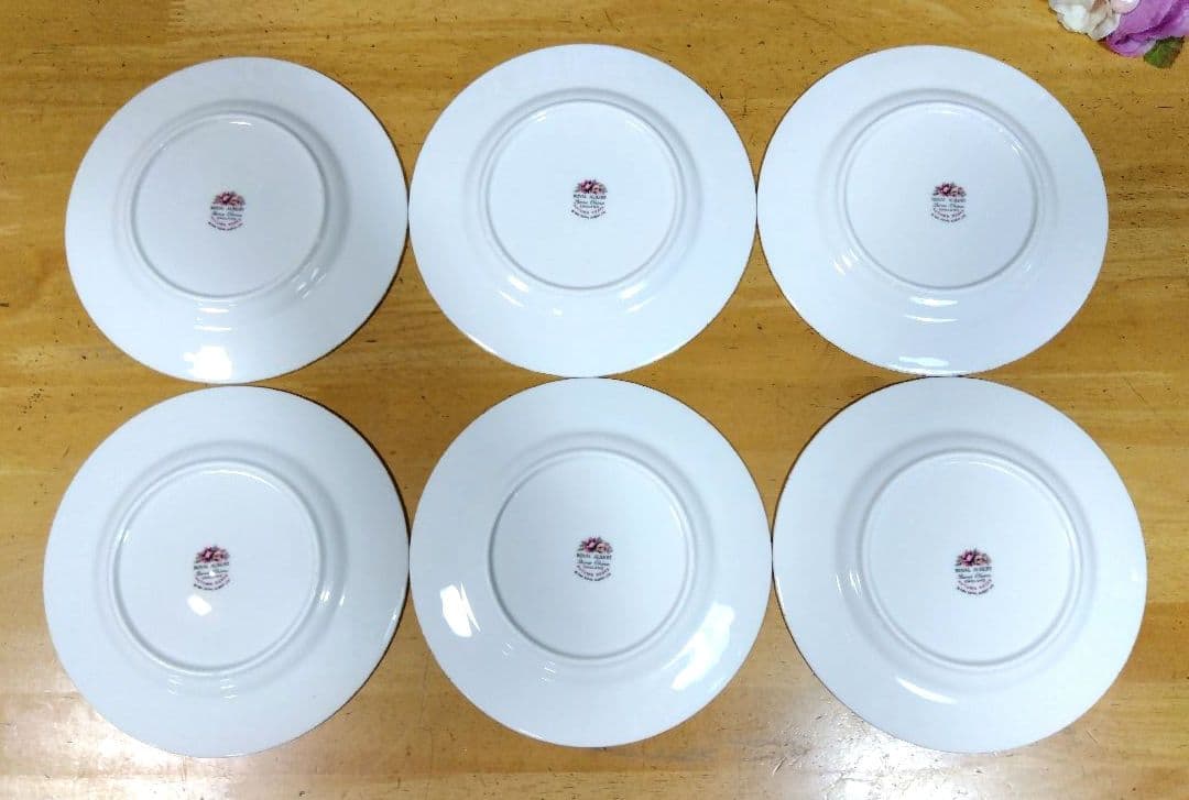 【Sale！】ロイヤルアルバートオータムローズ 6枚セット　カップソーサー４客