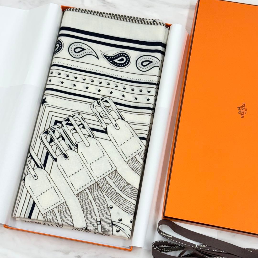 新品未使用　HERMES エルメス カレジェアン 《馬銜・バンダナ》