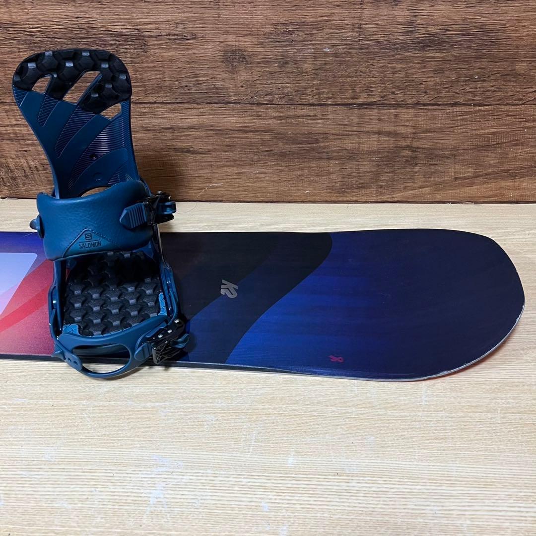 美品　K2 サロモン　スノーボード3点セット　142cm メンテナンス済み