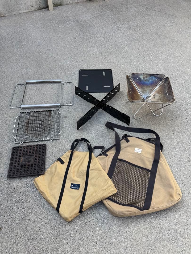  peak 焚き火台セット コンパクト収納