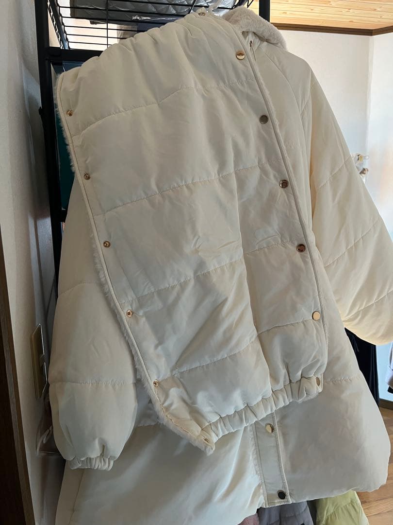 honono ダッカー付き中綿アウター