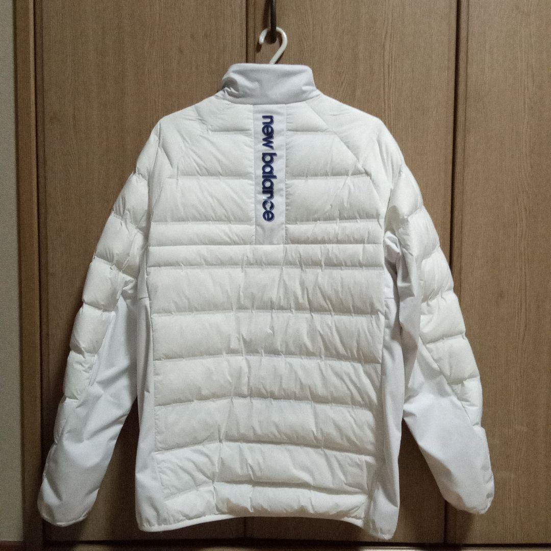 new balance ゴルフジャケット サイズ5 ホワイト　メンズ