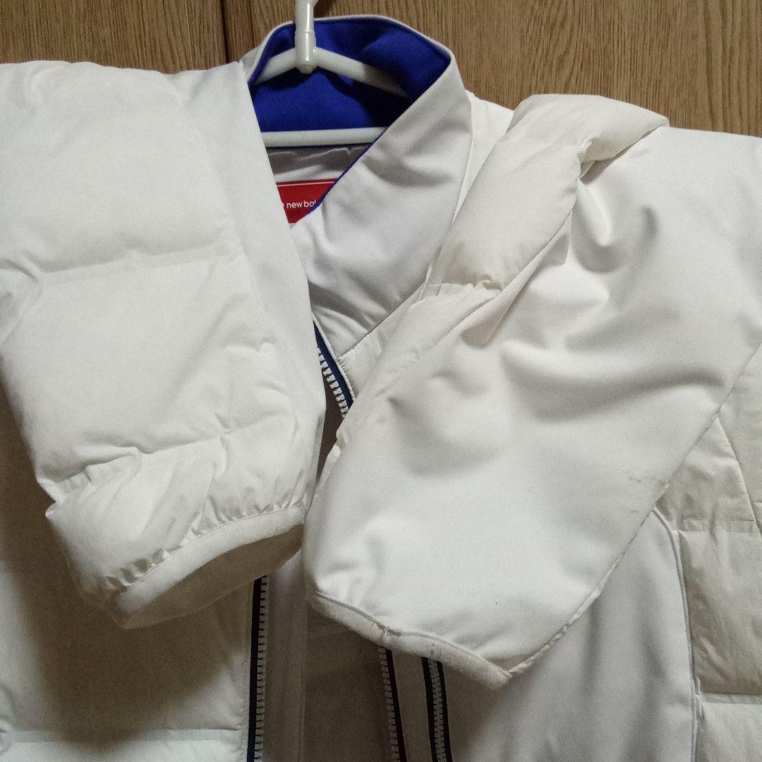 new balance ゴルフジャケット サイズ5 ホワイト　メンズ