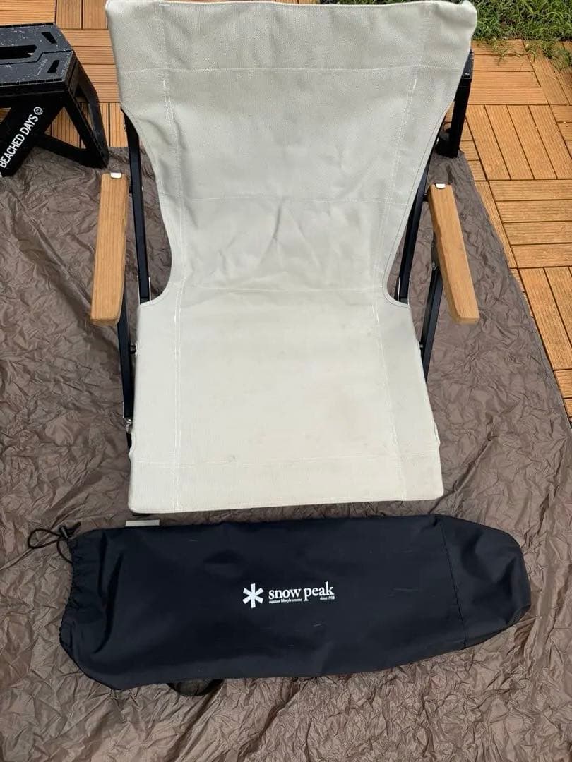 スノーピーク アウトドアチェア グレー