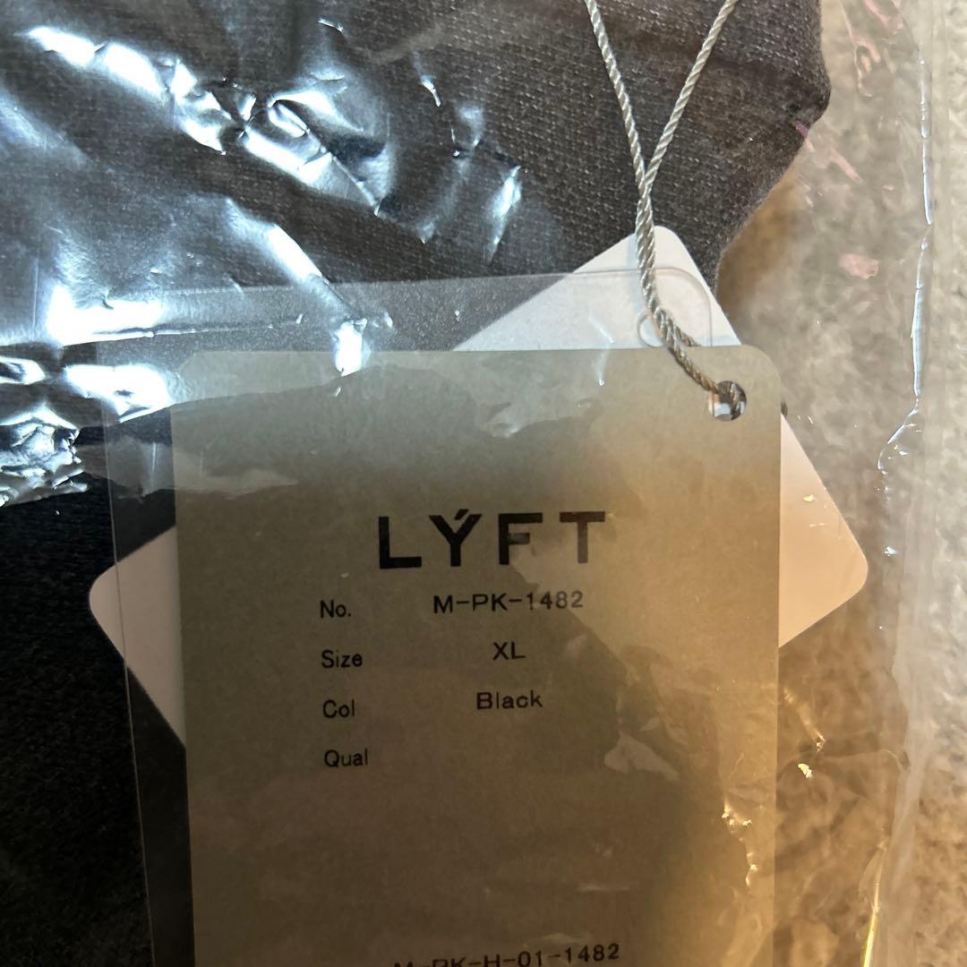 【新品】LÝFT × GOLD'S GYM LOGO HOODIE 黒