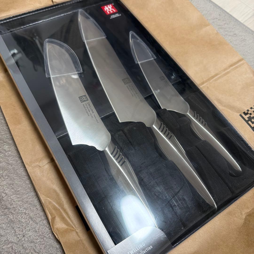 Zwilling ツインフィン2 マルチパーパス/シェフ/ペティ 3pcsセット