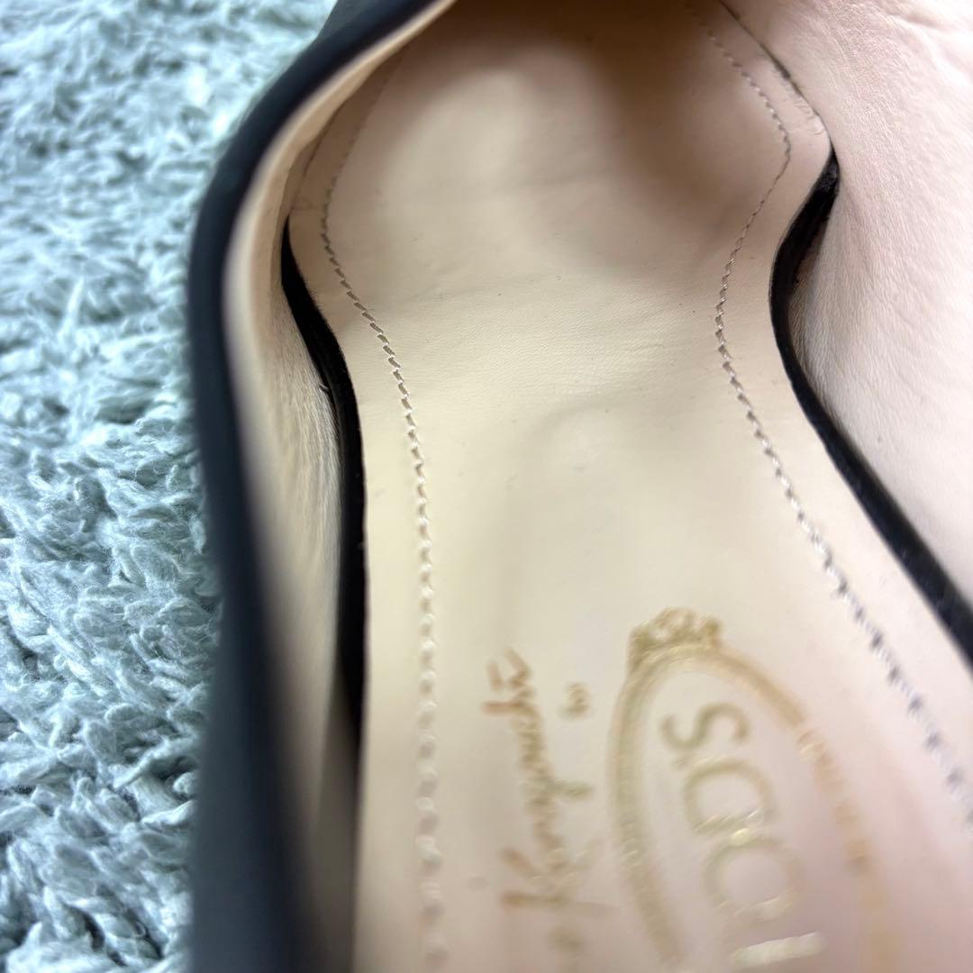 TOD'S × Mame Kurogouchi パンプス レザー ブラック