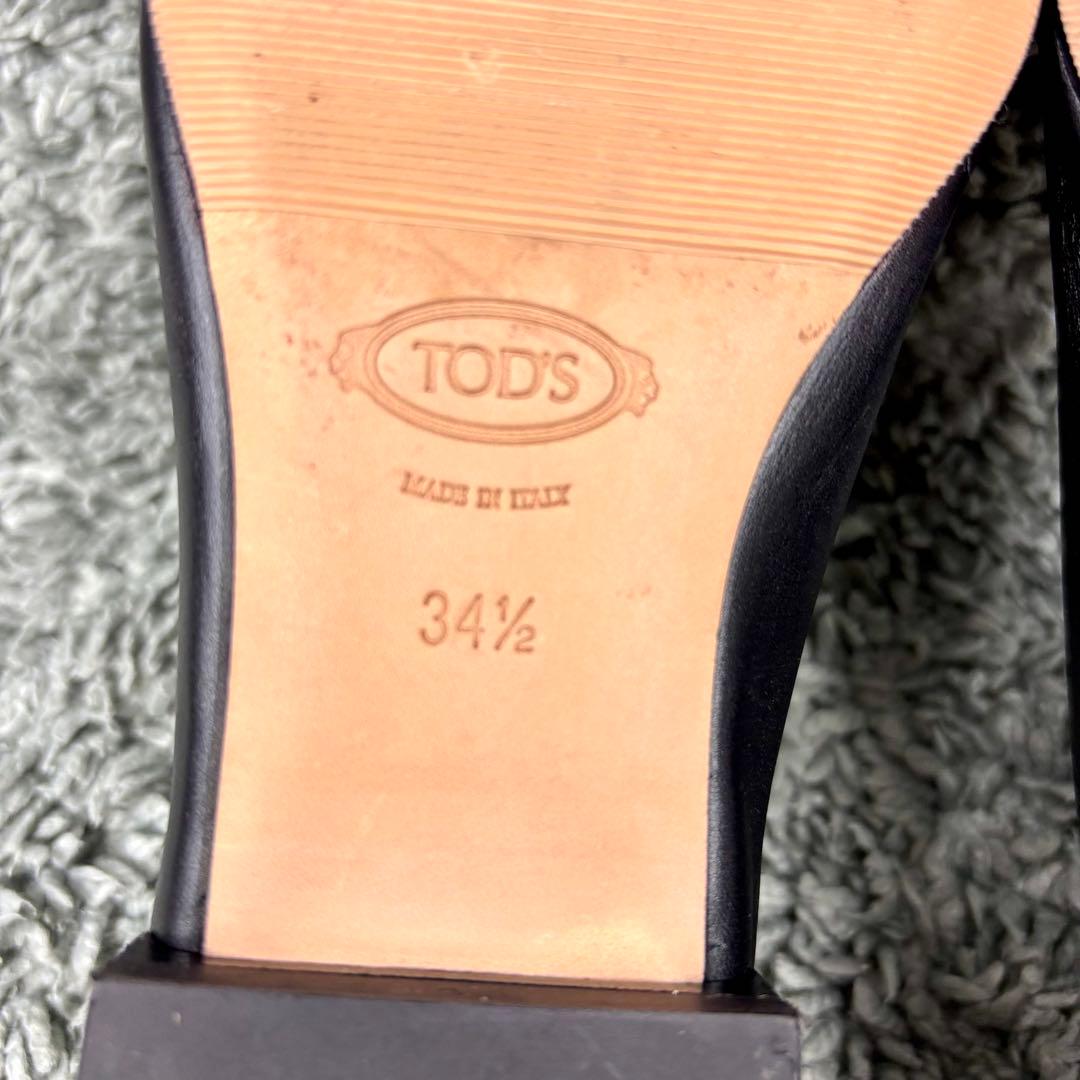 TOD'S × Mame Kurogouchi パンプス レザー ブラック