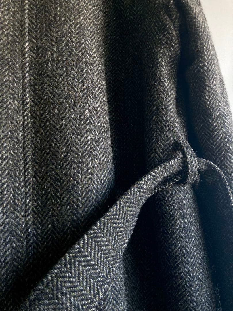 ジャケット・アウター 60s Vintage Heavy Tweed Wool Gang Coat