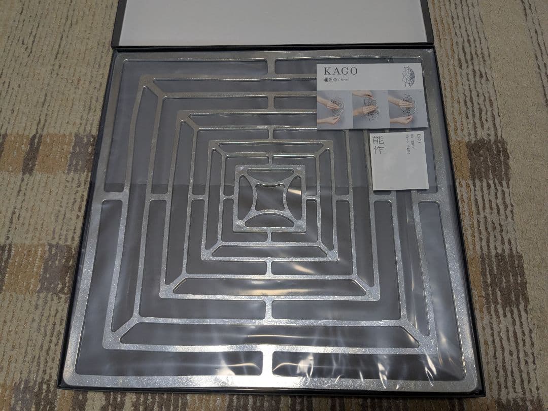 能作　KAGO　LL(40cm×40cm)　スクエア