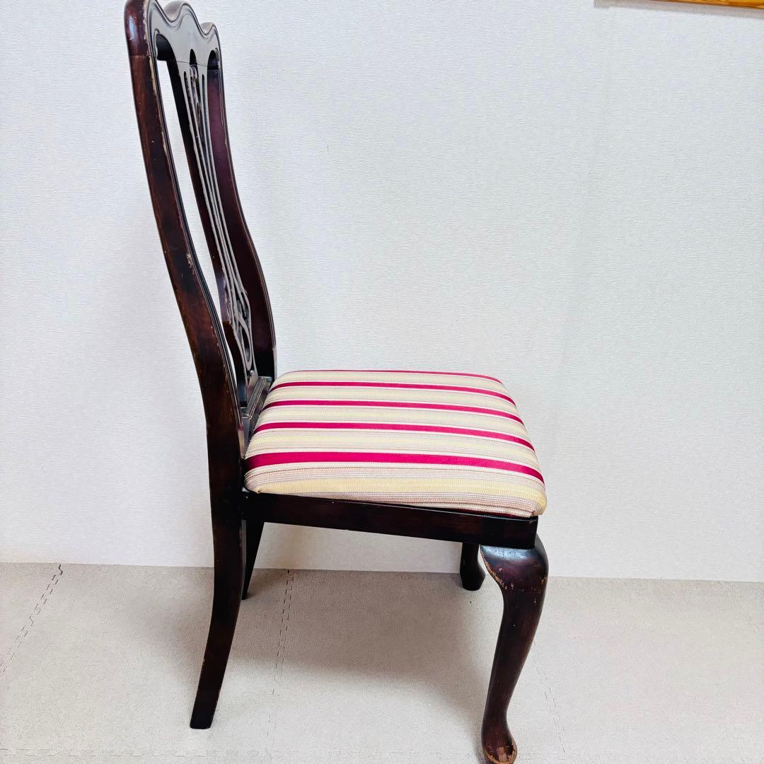 英国　アンティーク チッペンデール ダイニングチェア 猫脚