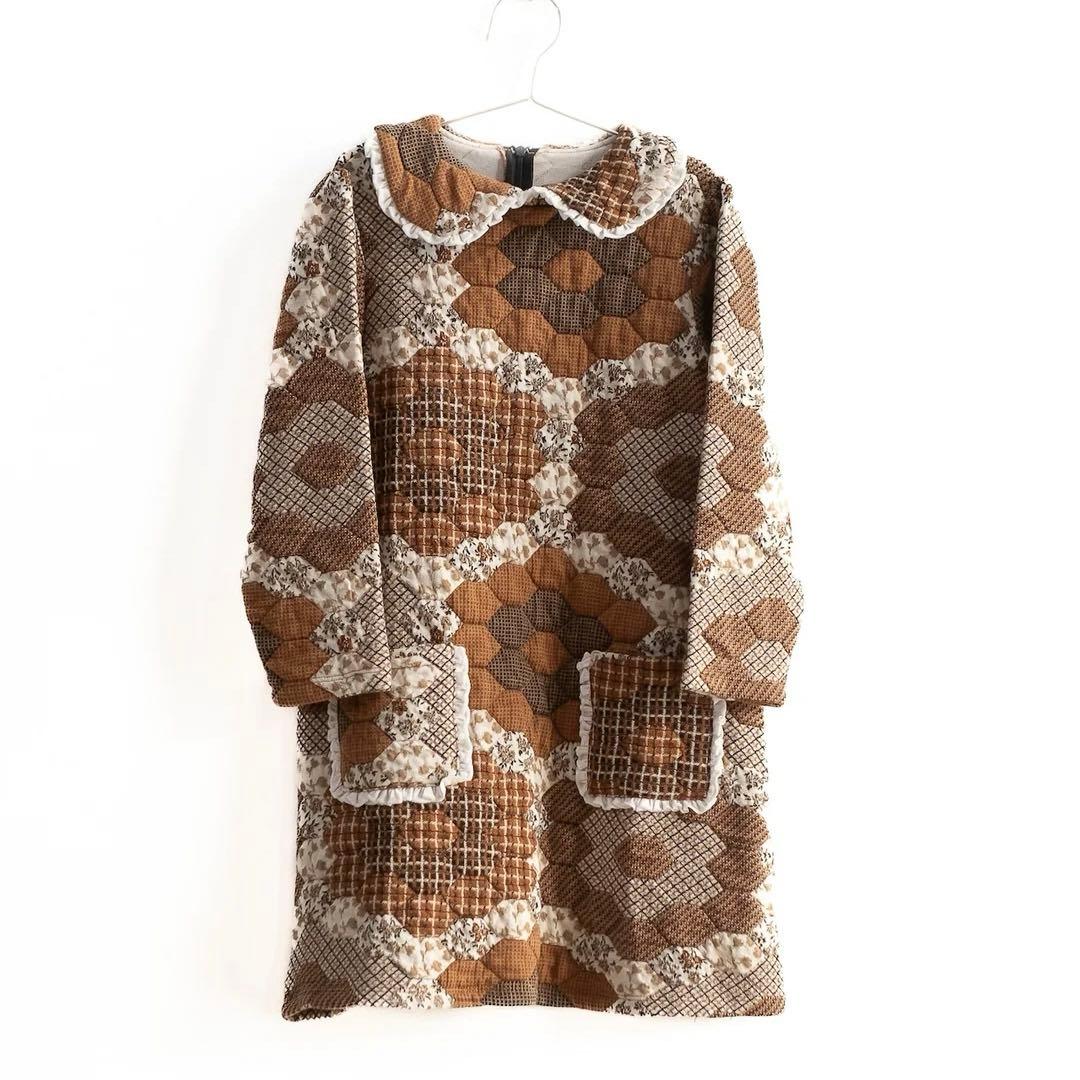 FISH & KIDS パッチワークドレス 2-3Y