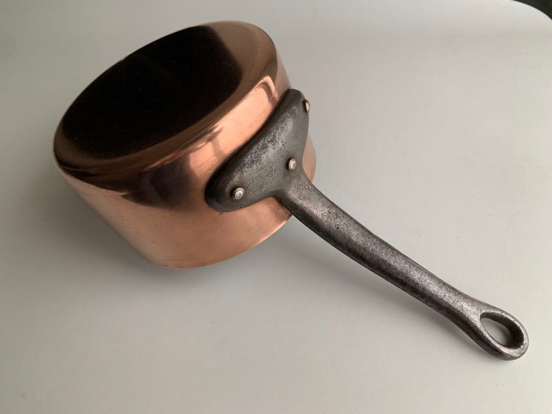 フランスアンティーク　銅製　片手鍋