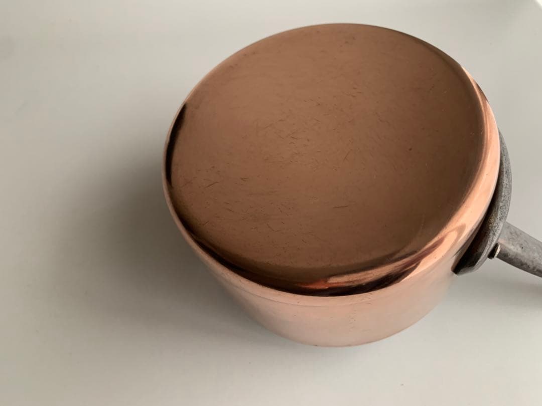 フランスアンティーク　銅製　片手鍋