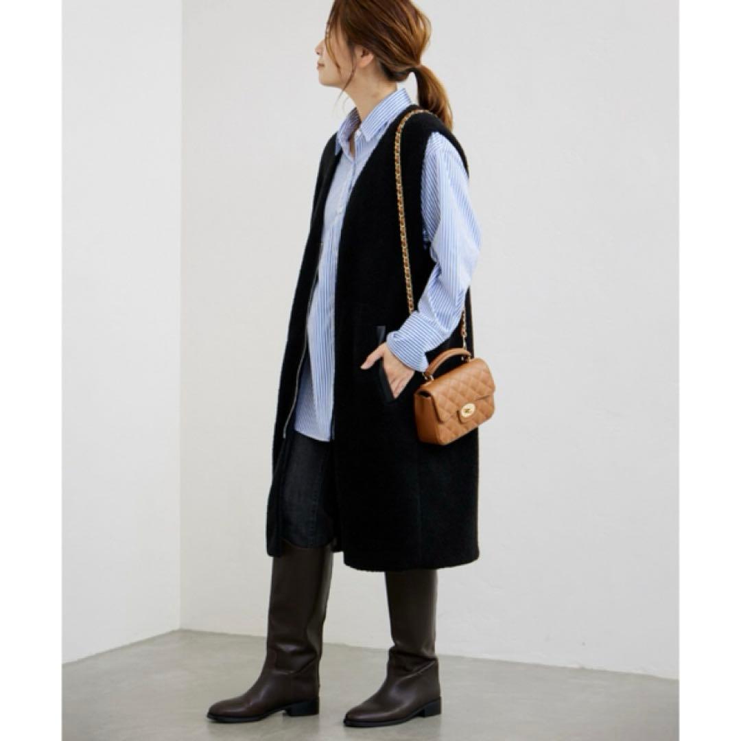 JOURNAL STANDARD リバーシブル ボア ロングジレ