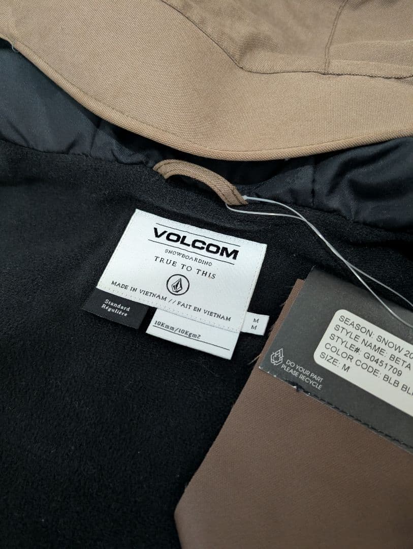 新品未使用！　VOLCOM M/Sサイズ　GORE-TEX