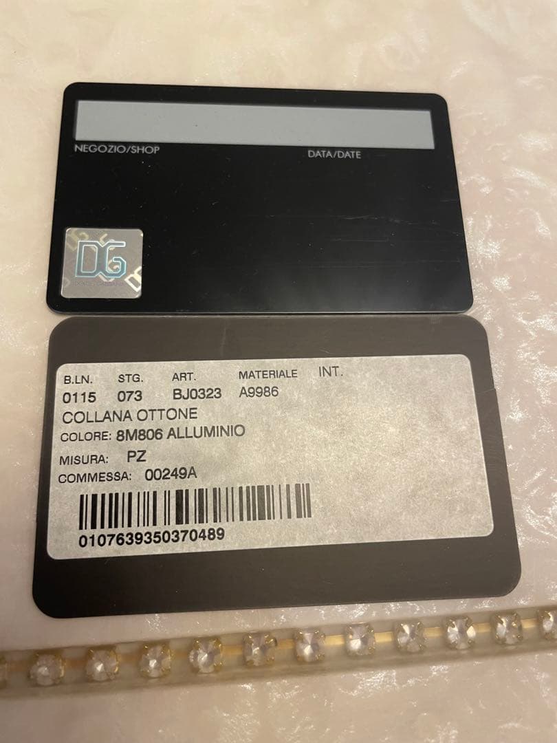 美品‼️DOLCE & GABBANA リング型ネックレス