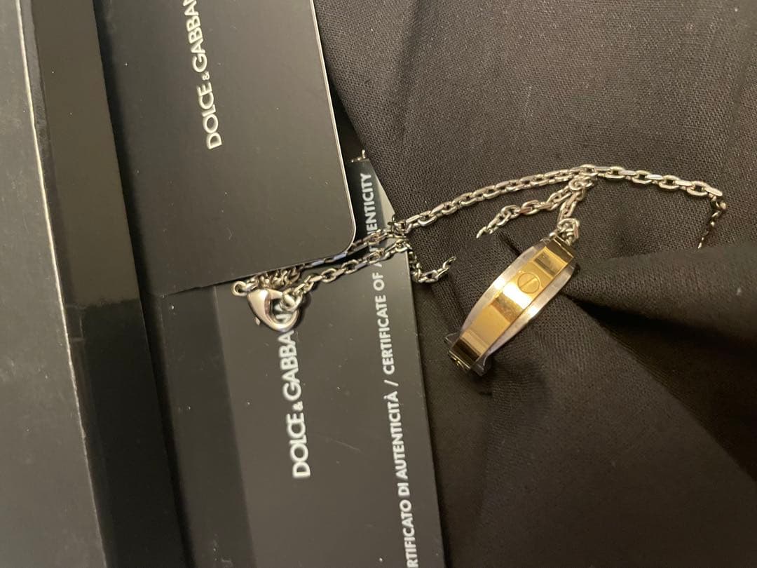 美品‼️DOLCE & GABBANA リング型ネックレス