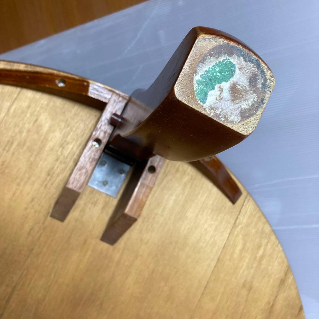 レトロ　ちゃぶ台　木製　折りたたみ　90センチ