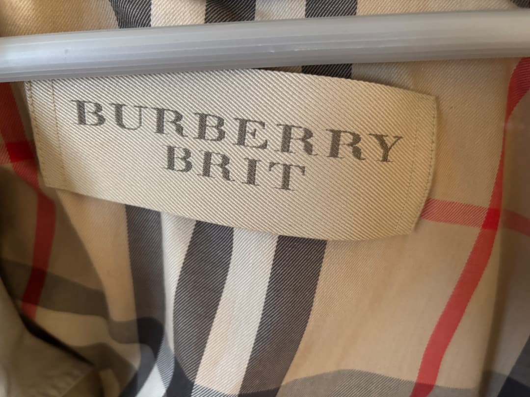 BURBERRY BRIT　ノバチェック　トレンチコート [背抜き] XXL