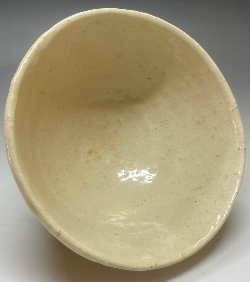 萩焼　茶碗　在銘　作家作品　四方桟共箱　共布　ec0801