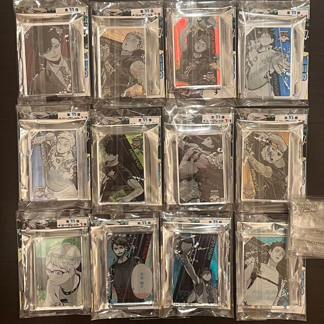 ハイキュー!! 及川の「全員倒す」ドミノ風アクリルキーホルダー 全種セット