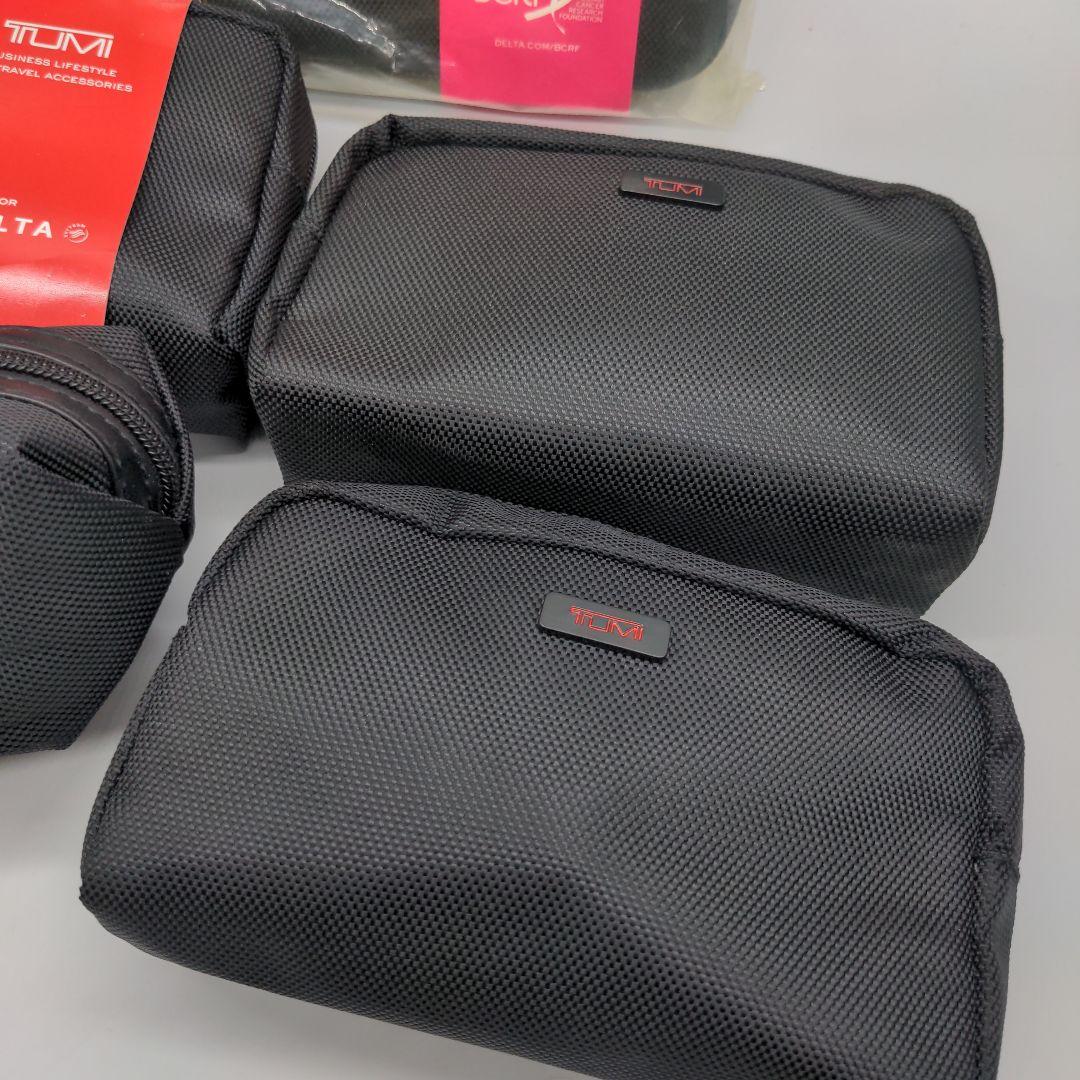 非売品 未使用 中身あり tumi トラベル ポーチ アメニティ 8点セット