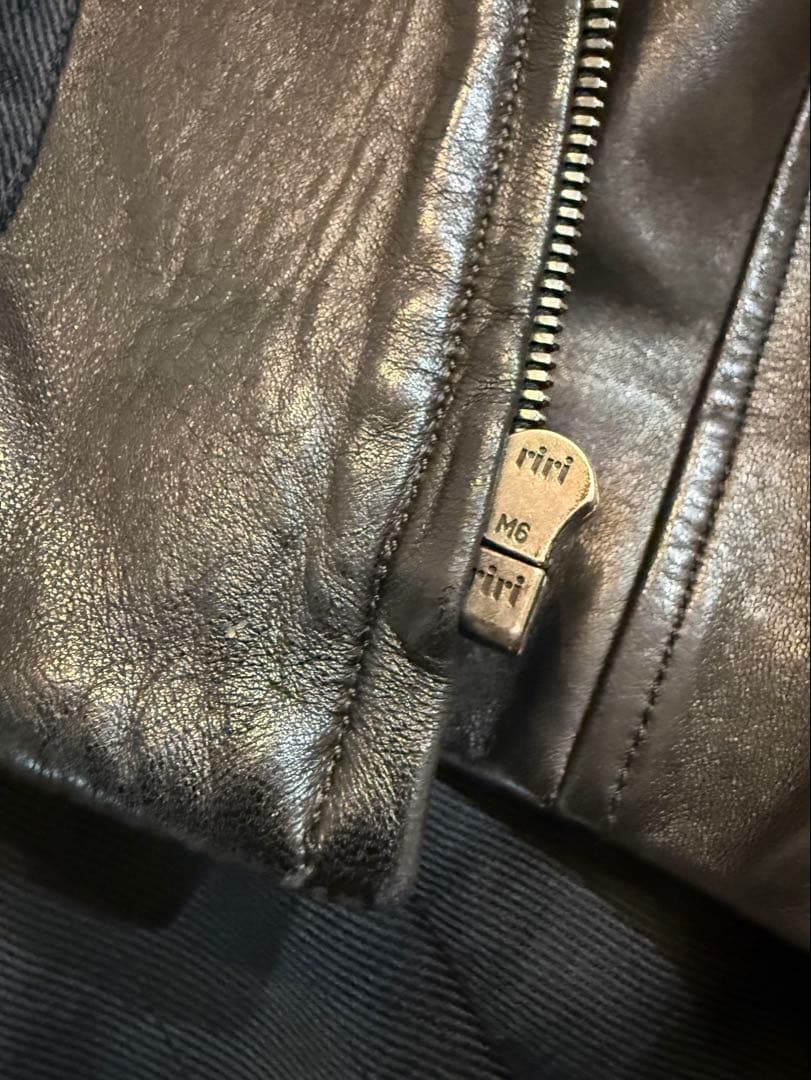グッチ　GUCCI　シングルレザージャケット　サイズ50 羊革