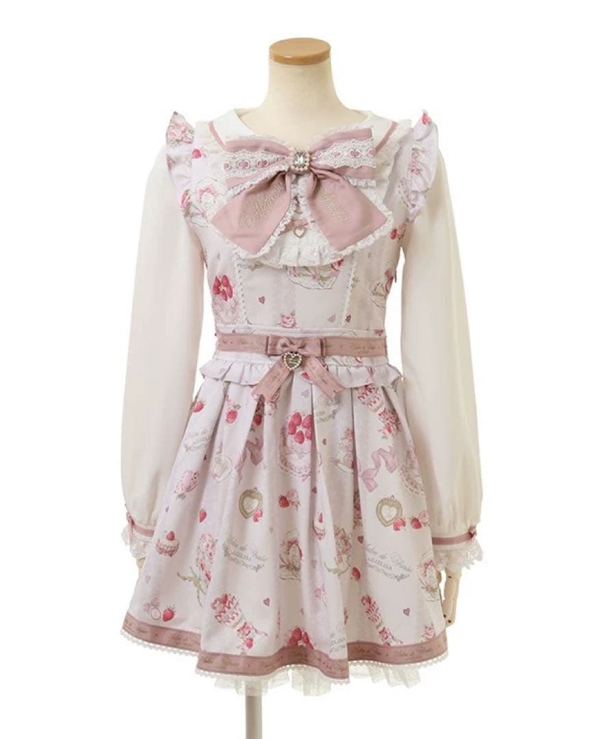 LIZLISA 花柄ドレス フリーサイズ