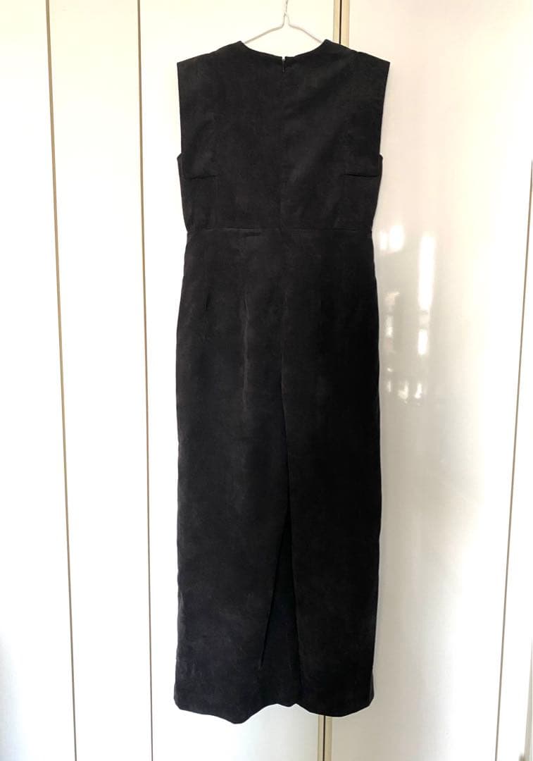 CLANE × Minami Tanaka スクエアスリーブオールインワン　黒